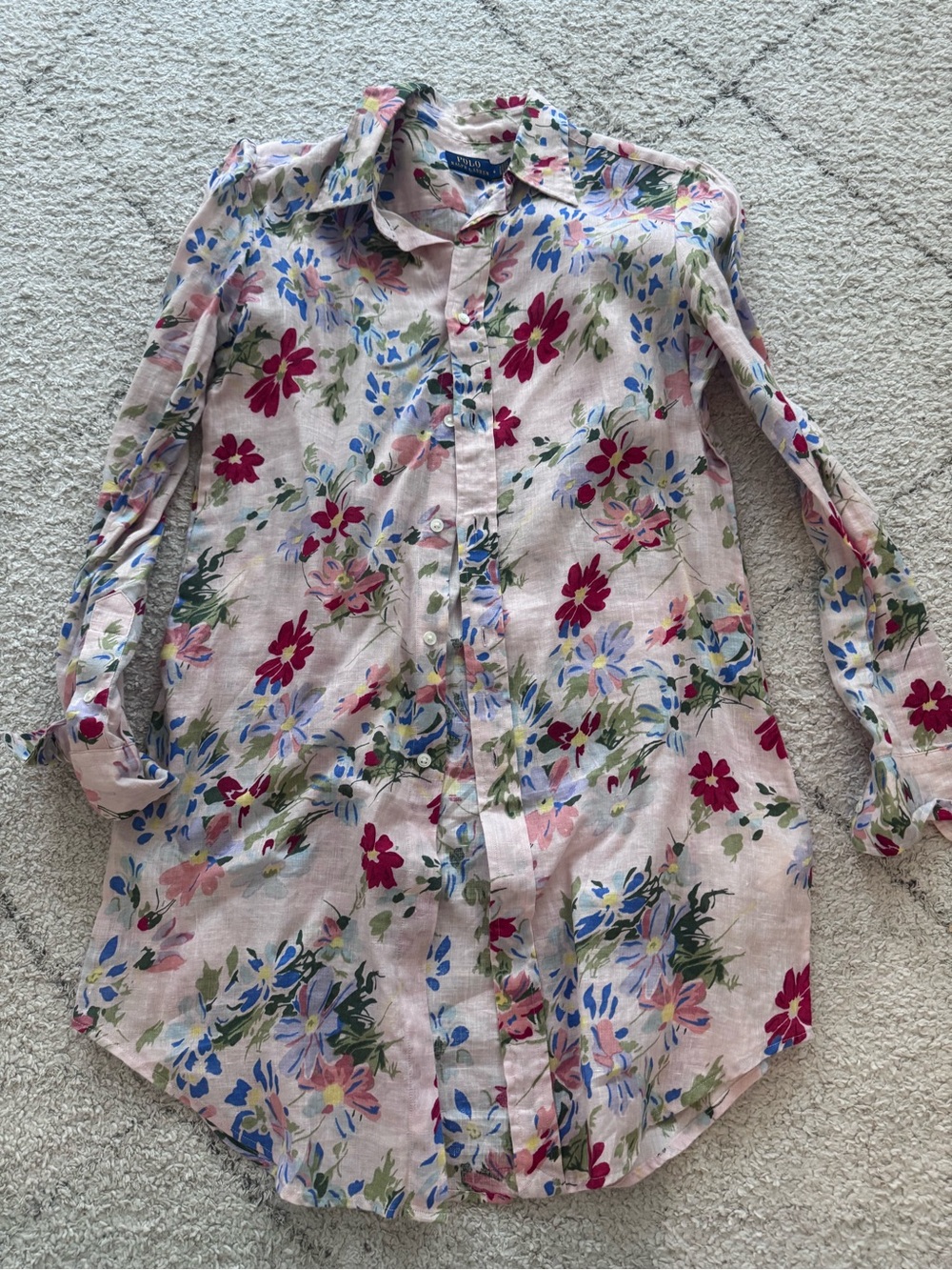 Linen Ralph Lauren tunic top